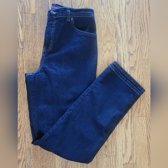 GV,Gloria Vanderbilt, Dark Blue Women's Jeans. Size 8 - Picture 1 of 9